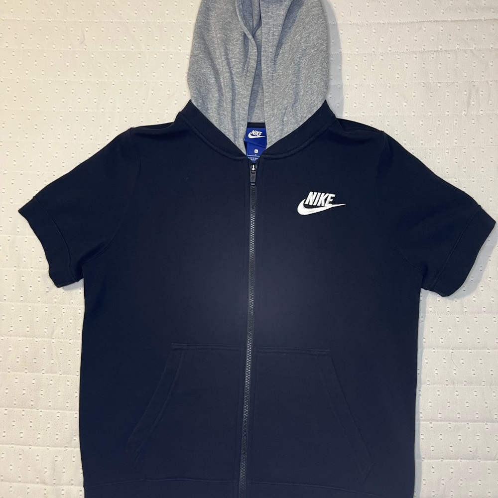 Nike Kids Black and Gray Hoodie